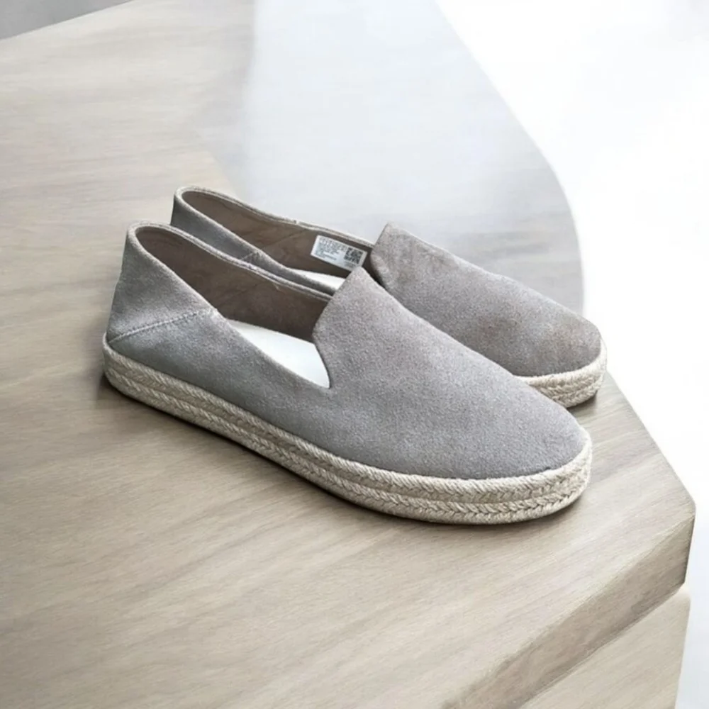 TOMS Carolina espadrille in Dune Suede Women’s Size 11